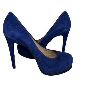 Pour La Victoire Womens Shoes High Heels Stilletto Vero Cuoio Suede Size 7